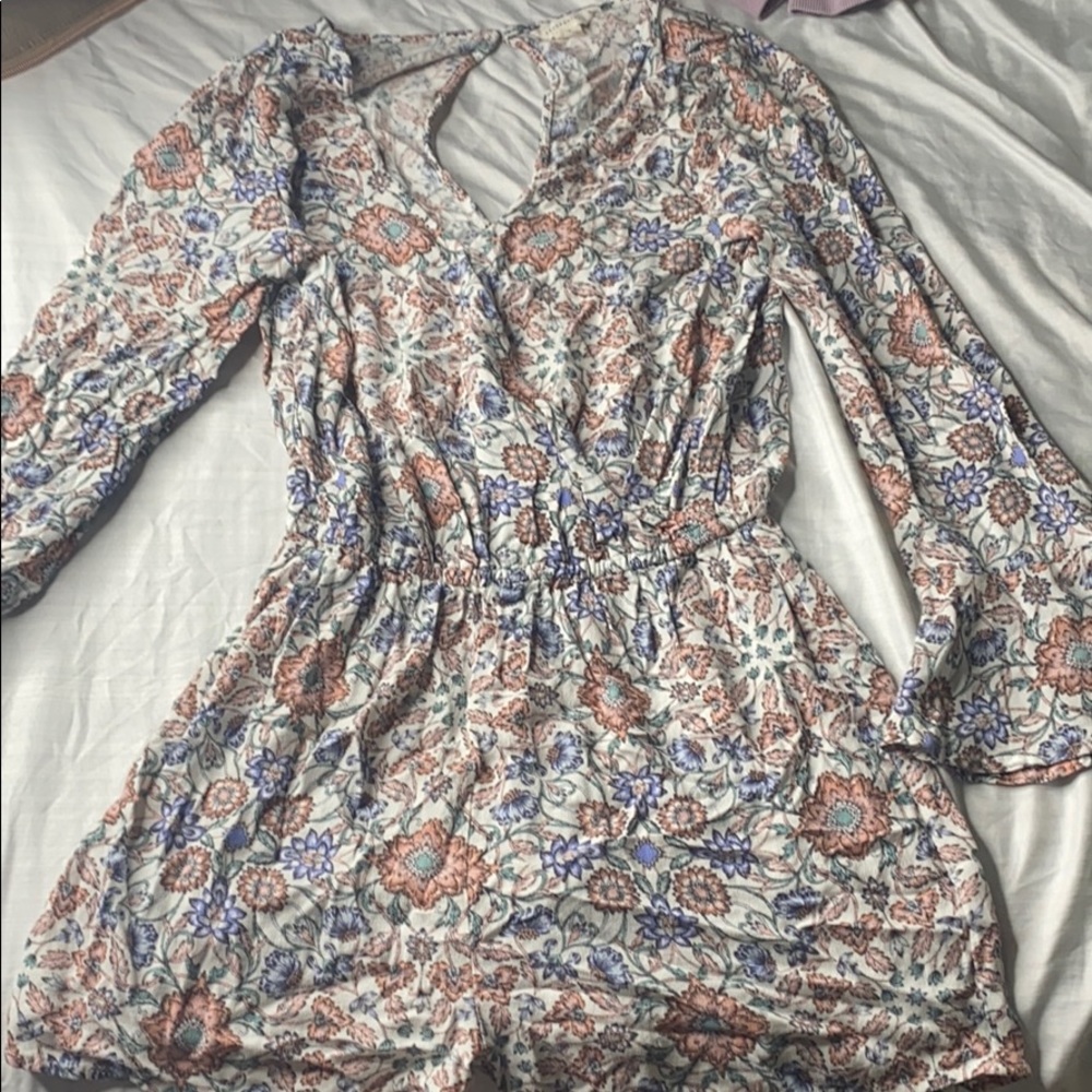 Aeropostale flower romper